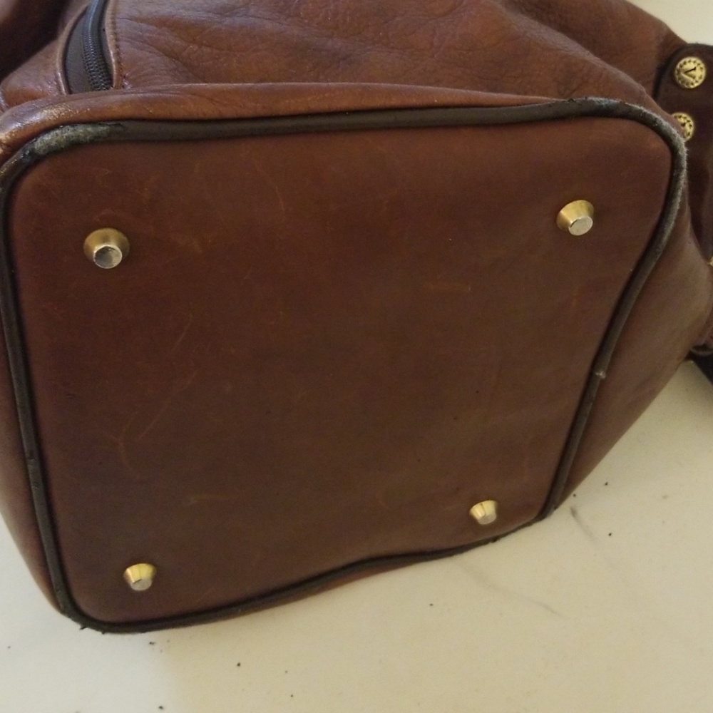 Vintage Valentina Leather Hobo Bag - Picture 6 of 7